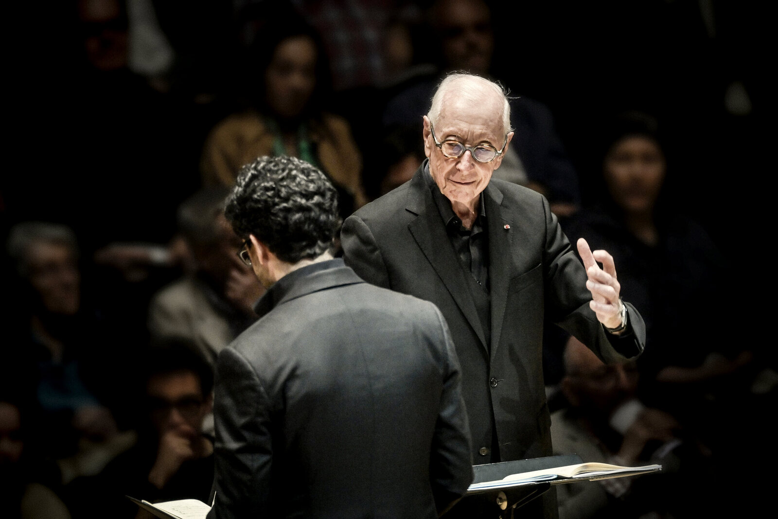 Ben Kazez with William Christie and Les Arts Florissants at the Philharmonie de Paris