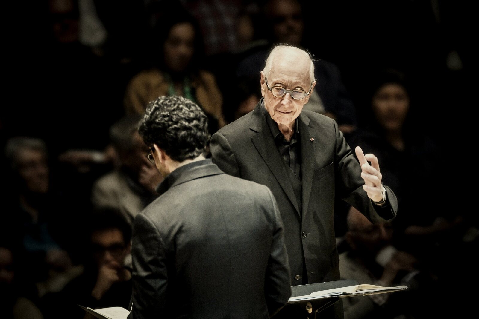Ben Kazez with William Christie and Les Arts Florissants at the Philharmonie de Paris